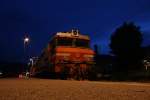 Celje bei Nacht . Ein Brigitten Pärchen ( 363 ) wartet auf ihre nächsten Einsätze am kommenden Morgen. 15.08.2015 