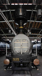 Die Dampflokomotive 73.372 wurde im Jahr 1906 gebaut. (Eisenbahnmuseum Ljubljana, August 2019)