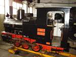 SZ 71-012 die kleinste je fr den Verkehr gebaute Dampflok steht heute im Museum.  1.12.09
