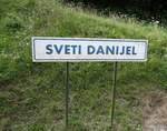 Sveti Danijel (bis 1918 St. Daniel), unbesetzte Haltestelle nächst Dravograd [2017-07-28]