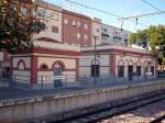 Rafelbunyol, heute Endstation der Metro-Linie 3 nrdlich von Valencia, bis 1988 Bahnhof einer Lokalbahn, aufgenommen am 04.12.2007