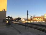 Blick auf die Bahnsteige am 07.02.2013 in Jerez de la Frontera.