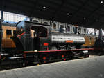 Die Dampflokomotive 130-0201  Pucheta  (ehem. Ferrocarril de Triano nº 13) wurde 1887 bei Sharp, Stewart & Co. in Manchester hergestellt. (November 2022)