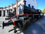 Die 1906 gebaute Dampflokomotive FCA 53  Mallet-Compound  (060-4013) war Anfang November 2022 im Eisenbahnmuseum von Katalonien ausgestellt.