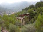 Tw2 auf der Fahrt nach Soller am Viadukt von Monreals (06.07.2009)