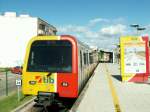 Dieseltriebzug der tip(Transports de les Illes Balears)am 23.10.09 
im Bahnhof Sa Pobla