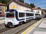 Diesel-Triebzug 2428/2472 Santander - Bilbao am 27.09.2005 im Bahnhof Sodupe.