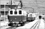 Lok E1 hat ihr Manver in Nuria bald beendet. (Archiv 06/84)