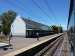 Das Bahnhofsgebäude von Huguenot/Paarl am 19.11.2014.