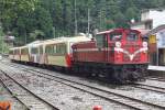 AFR DL48 (TRSC-Taiwan Rolling Stock Co., Baujahr 2007) mit einem Sonderzug am 06.Juni 2014 in der Fenchihu Station.