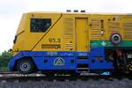 SRT จร.3 (จร. = RRTM/Rail Road Truck Milling, Hersteller: Linsinger / Austria, Type SF02-FS, Baujahr: 201?, Fab.Nr.: ???). - Bild vom 26.März 2024 in der Chiang Rak Station.