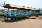 Südlich, gleich neben der alten Uttaridt Station steht ein Unterrichtszug der aus 4 von Cravens gebauten Altbau-Reisezugwagen besteht.