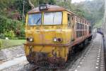 AHK 4225 (Co'Co', de, Henschel, Bj.1980, Fab.Nr. H-32464) nach ihrer Vorspannleistung beim EXP 51 am 09.Jän.2010 in der Khun Tan Station.