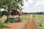 Nong Saeng Station, Blickrichtung Chachoengsao, am 14.Mai 2017.