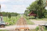 Ban Ko Daeng Station Station, Blickrichtung Chachoengsao, am 14.Mai 2017.