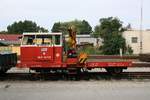 SZDC 99 54 9628 525-6 (MUV 69-719) am 29.Juli 2018 im Bahnhof Dacice.