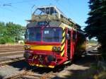 Diesen Bautriebwagen MVTV2-018 sah ich am 02.08.13 in Trnice.