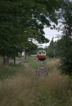 Hier ist die Eisenbahn zu Ende, heute endet die Streke  Ceska Kamenice-Ceska Lipa Strelnice in Kamenicky Senov und wird als Museumsbahn betrieben.