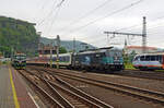186 291 der Lineas erreicht mit dem ES 453 nach Prag am 25.05.24 Decin. 