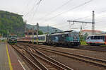 186 291 der Lineas erreicht mit dem ES 453 nach Prag am 25.05.24 Decin.