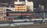 Teleblick auf Usti nad Labem hln. Aufgenommen aus dem Schnellzug Richtung Lysa nad Labem .07.03.2014 10:48 Uhr. Die Geoposition bezeichnet den Standort des Fotografen im Zug. 