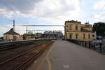 Nördlicher Bereich des Bahnhof Brno hlavni nadrazi am 28.Juli 2018.