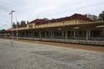 Bahnhof Ceske Velenice am Morgen des 23.September 2018.