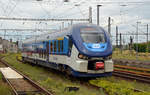 844 004 erreicht als Os von Karlovy Vary kommend den Bahnhof Cheb. Nach kurzem Aufenthalt setzte der Regio Shark seine Fahrt am 19.06.18 nach Marianske Lazne fort.