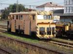 Der Schneepflug KSP 411 in HBf. Chomutov in 4.9.2011.