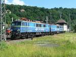 abgestellte ET 41 182, fotografiert im Mai 2014 im Bahnhof Decin, Tschechien