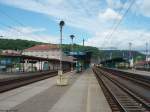 Blick auf den Haupt Bahnhof Děčn.2012.05.12