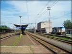 Hauptbahnhof Hranice na Moravě am 23.6.2012.