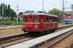 CSD M131.1454 fährt am 20.Juli 2019 als Os 10986 (Kromeriz - Tovacov) aus dem Bahnhof Kojetin.