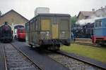 ein weiterer erhaltener Turmtriebwagen der Reihe M 120.4 befindet sich im Heizhaus Křimov der LOKO-MOTIV Chomutov, hier im Zustand 2003.