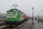 Sonderzug von Prag nach Split als R 10001 im Bahnhof Kutna Hora.