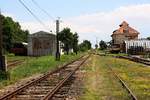 Bahnhof Jemnice am 14.Juli 2018 .