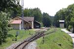 JHMD-Bahnhof Kunzak-Lomy am 05.August 2018.