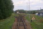 Bahnhof Ostrozska Nova Ves am 03.August 2019.