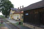 Bahnhof Sudomerice nad Moravou am 03.August 2019.