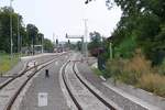 Bahnhof Mikulov na Morave am 11.August 2019.