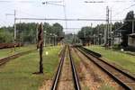 Bahnhof Vikov u Tisnova am 24.August 2019.