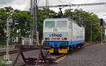 362 081 wartet am 15.06.16 vor dem Prager Hbf auf neue Aufgaben.