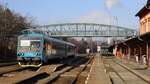 Blick auf den Bahnhof Pribram, Strecke Praha -  Beroun -Pribram - České Budějovice.