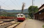 831 105 mit Os 15484 zu sehen am 01.09.19 in Ústí nad Labem-Střekov.