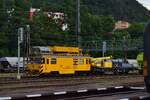 Nach etwas rangieren stand der MTVT 2-046 abfahrbereit in Richtung Norden im Bahnhof Usti nad Labem Strekov. 

Usti nad Labem Strekov 29.07.2023