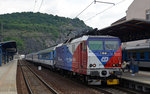 371 201 erreicht mit dem EC 171 am 14.06.16 Usti nad Labem.