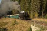 354 195 verlsst Potucky am 26.09.2009 in Richtung Karlsbad (Karlovy Vary).