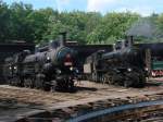 434.2298 und 354.7152 am 28.06.2008 im Eisenbahnmuseum in Luzna u Rakovnika