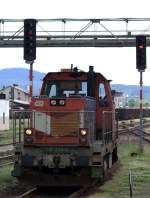 714 208 - 6 rangiert in Liberec 30.05.2014  12.37 Uhr.