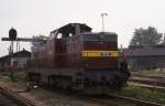 Am 25.6.1988 rangierte 735153 um 9.12 Uhr im Bahnhof Jaromer. Im Hintergrund ist
das Depot zu sehen, in dem sich heute ein Eisenbahn Museum befindet.